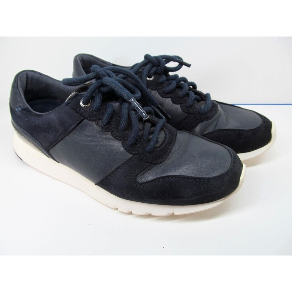 Cole Haan Grand O's Womens Navy Blue Leather Sneaker Size US 7.5 B